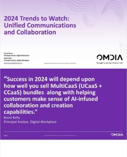 2024 Trends to Watch: Unified Communications and Collaboration