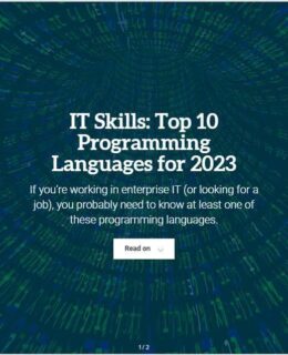 IT Skills: Top 10 Programming Languages for 2023