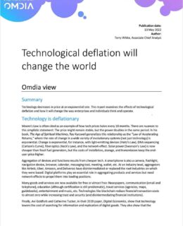 Technological Deflation Will Change The World