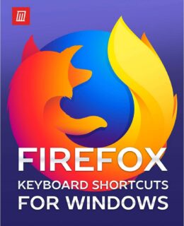 Mozilla Firefox Keyboard Shortcuts for Windows