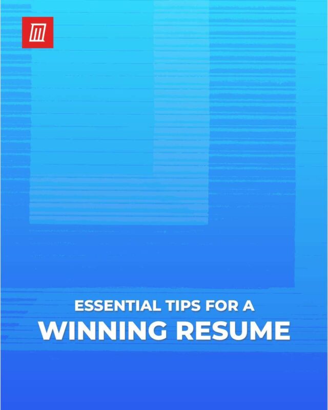 Essential Tips for a Winning Resume