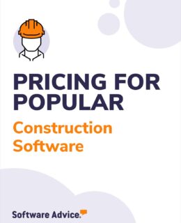 Pricing of Popular Construction Software in 2024