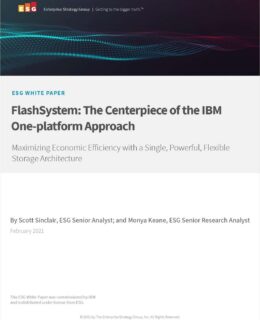 FlashSystem: The Centrepiece of the IBM One-platform Approach