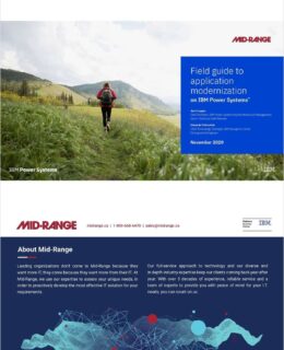 Field guide to application modernization on IBM Power Systems