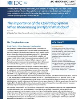 The Importance of the Operating System When Modernizing on Hybrid Multicloud