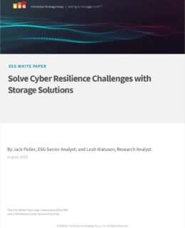Solve Cyber Resilience Challenges with Storage Solutions