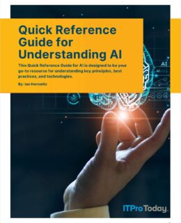 Quick Reference Guide for Understanding AI For IT Pros