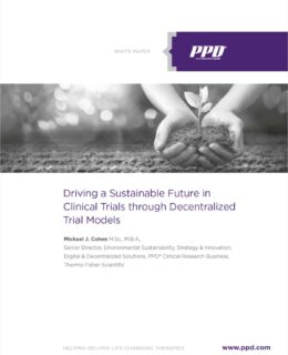 Driving a Sustainable Future in Clinical Trials through Decentralized Trial Models
