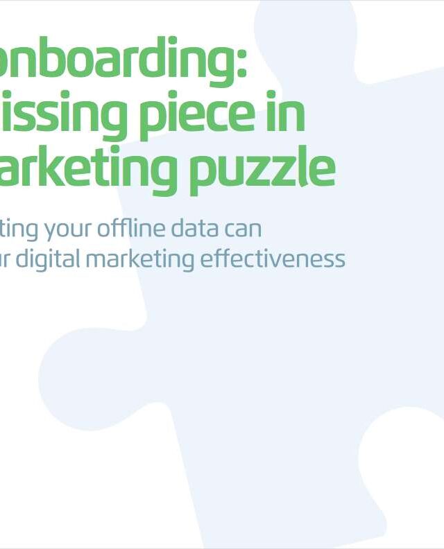 Data Onboarding: The Missing Piece in the Marketing Puzzle