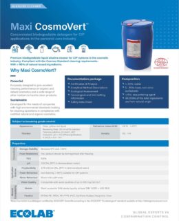 Maxi Cosmovert Product Brochure