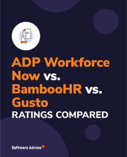 ADP Workforce Now vs BambooHR vs Gusto Ratings Compared